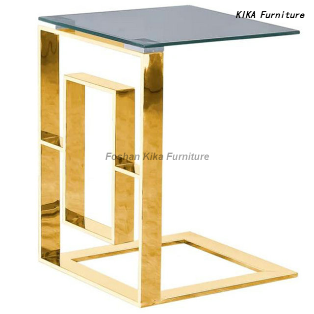 Glass Side Table