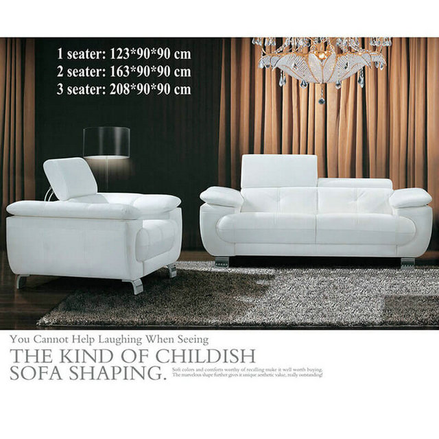 Off White Leather Sofa Foshan Kika, White Leather Sofa Couch
