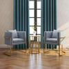 Velvet Chesterfield Chair