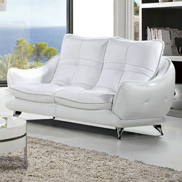 White Leather Couches for Sale