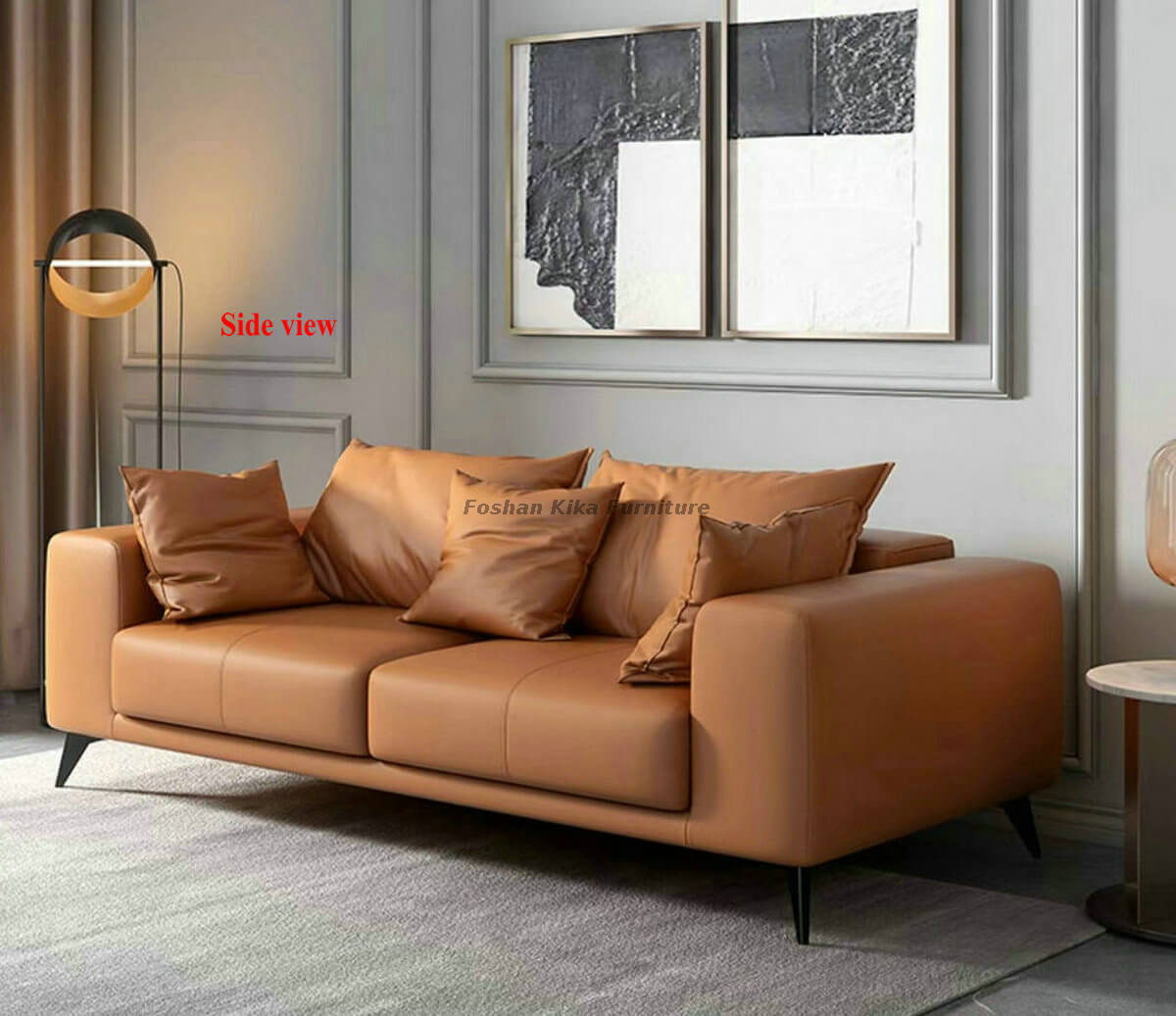 Leather Modular Lounge In 46 Off Aarav Co
